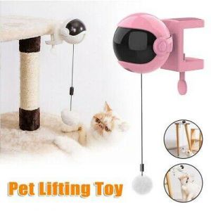 bashastore מוצרים לבעלי חיים Cat Pet Toys Interactive Automatic Lifting Ball Electric Tease Kitten Toys Fun