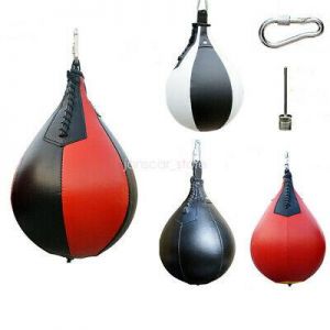 Sport Fitness Boxing Punching Kicking Speed Training Ball Release Pear Bag Hook